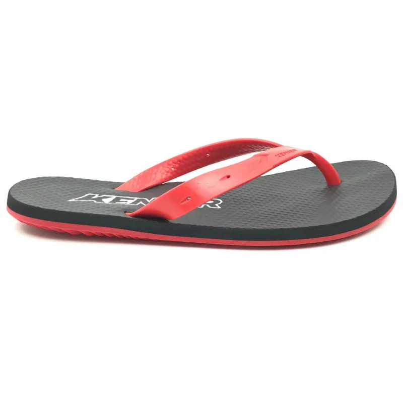 Sandália Kenner Summer Preto com Vermelho