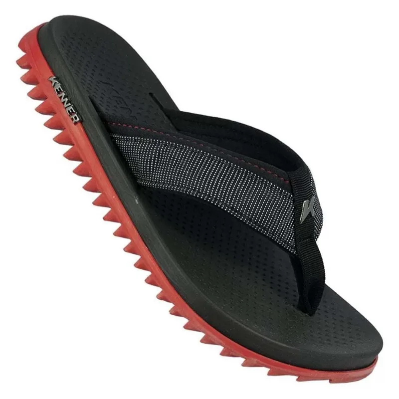 Sandália Kenner Kivah XX3-2 Preto / Vermelho
