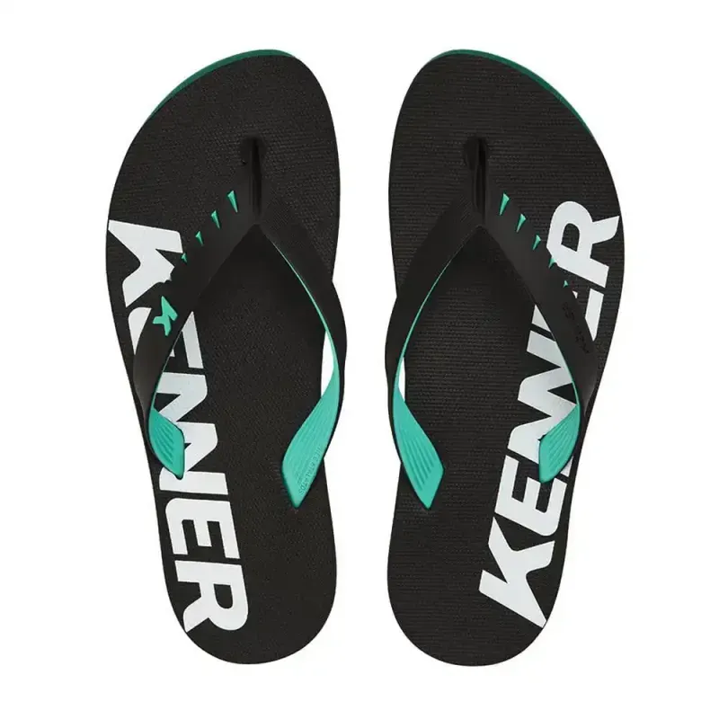Chinelo Kenner Casual Borracha Preto Unissex 40