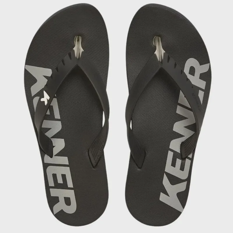 Chinelo Kenner Red Unissex Cinza Preto