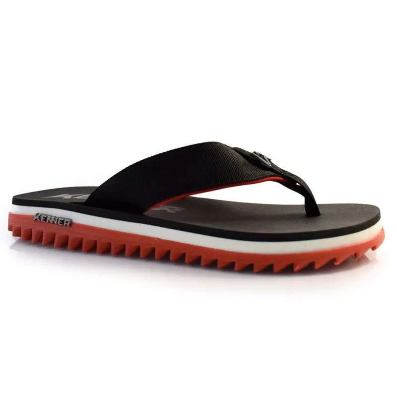 Chinelo Masculino Kenner Kivah Preto DVD02 43