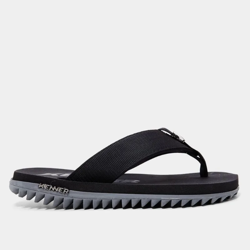Sandália Kenner Kivah Tks Masculina - Masculino - Cinza+Preto