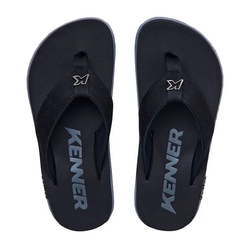 Sandália Masculina N°40 Kenner Kivah Cinza E Preto (MP)