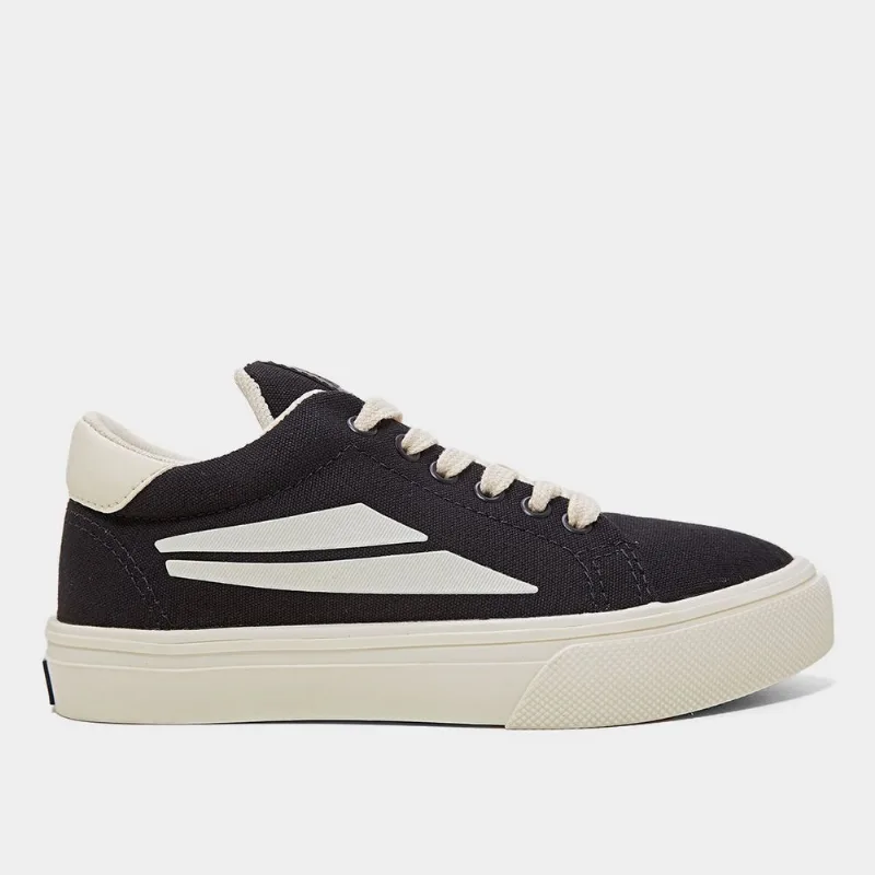 Tênis Redley Casual - Unissex - Preto+Branco
