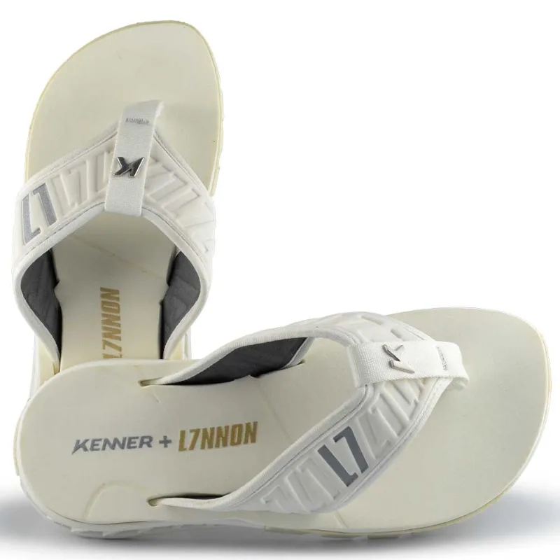 Chinelo Kenner Masculino Rakka Alta 1900025500 002 BRANCO/BRANCO 43