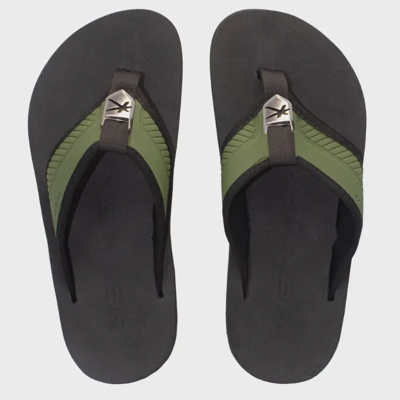 Chinelo Kenner Kivah Slot Color Adulto Masculino Verde