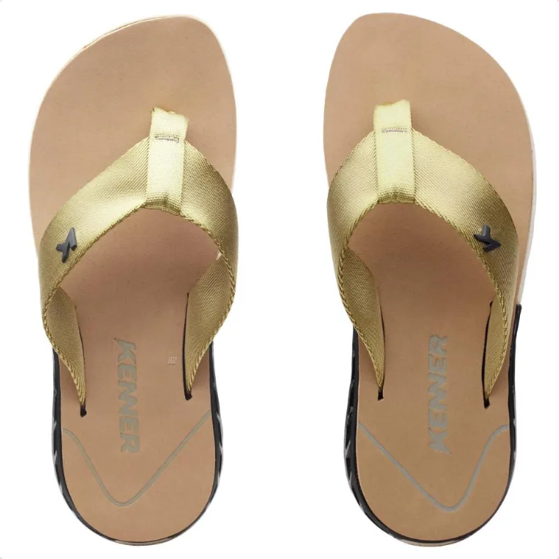 Sandália Kenner Rakka 43 / Bege / Dourado