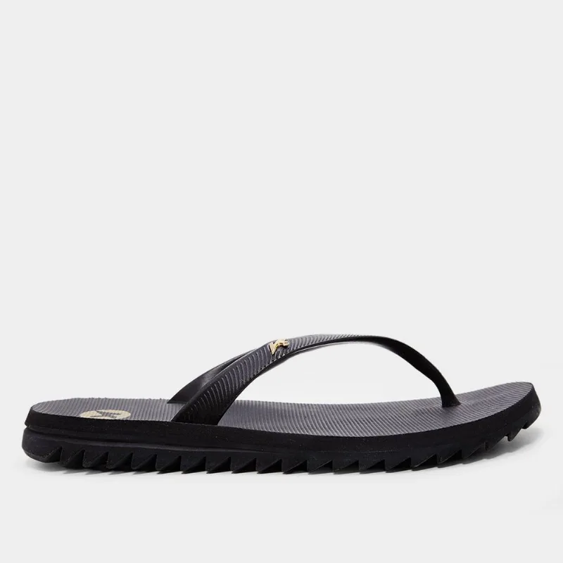 Sandália Kenner Ibiza Feminina - Feminino - Preto+Dourado