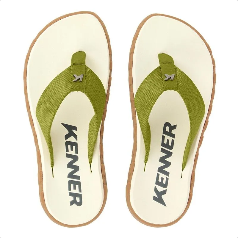 Chinelo Kenner Masculino Megah 38 / Off White