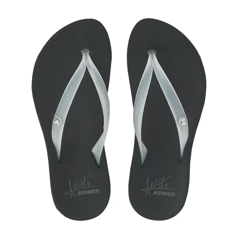Chinelo Kenner Ibiza Anitta Feminino Preto PRETO/CRISTAL - 38