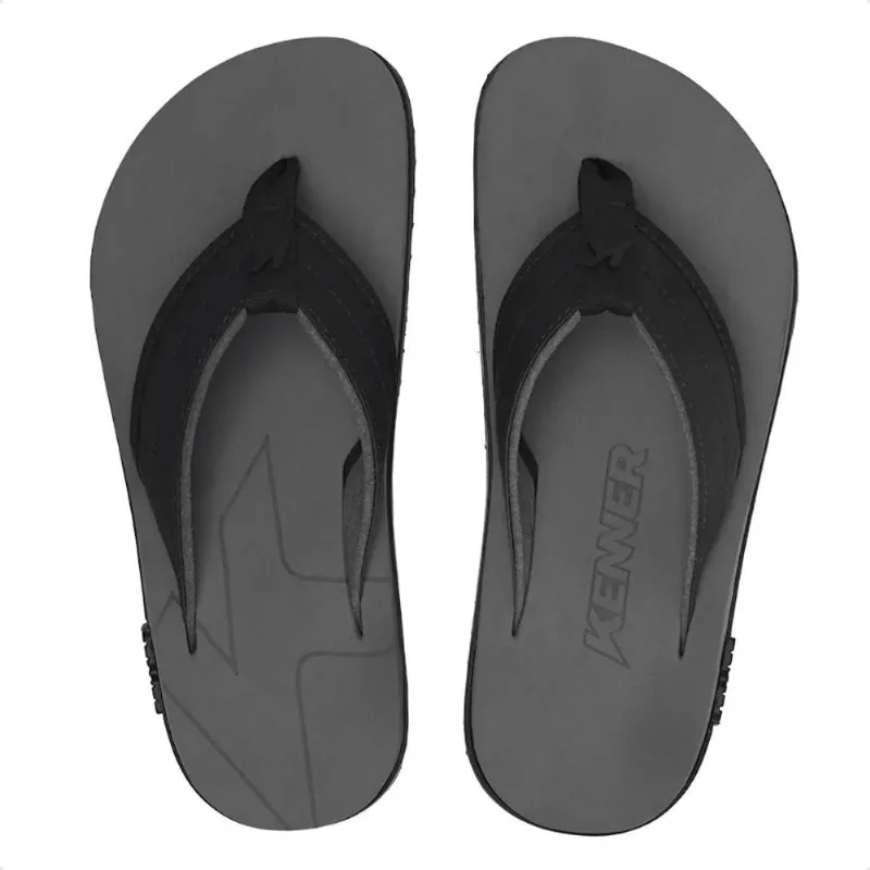 Sandália Kenner Kivah Kamu 37 / Preto / Cinza
