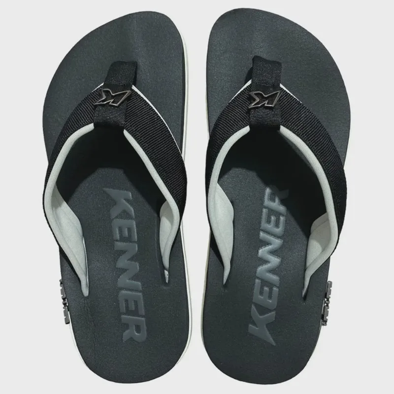Chinelo Kenner Kivah Cushy Adulto Masculino Baunilha