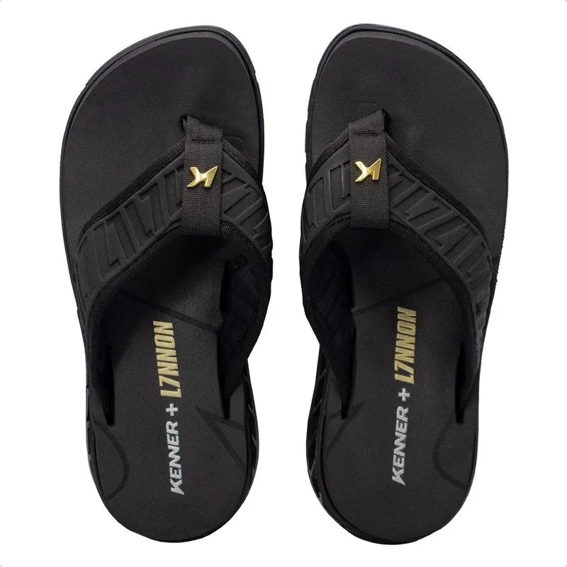 Chinelo Kenner Rakka Elite L7 41 / Preto-Preto
