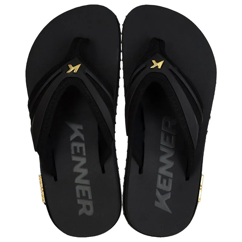 Chinelo Kenner Masculino Casual Preto 40