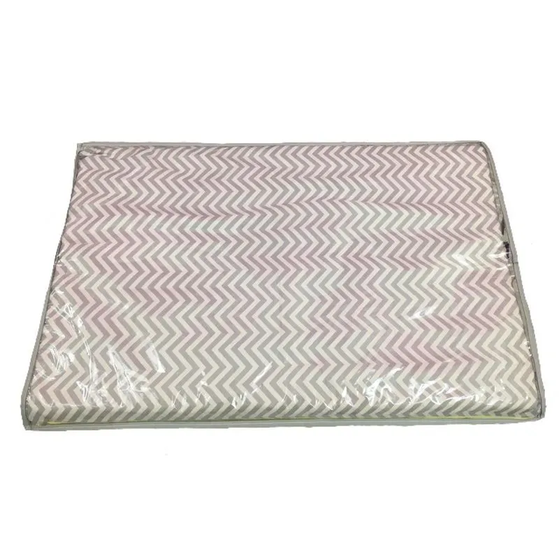 Trocador Impermeável Slim Comoda Estampado - Chevron Cinza