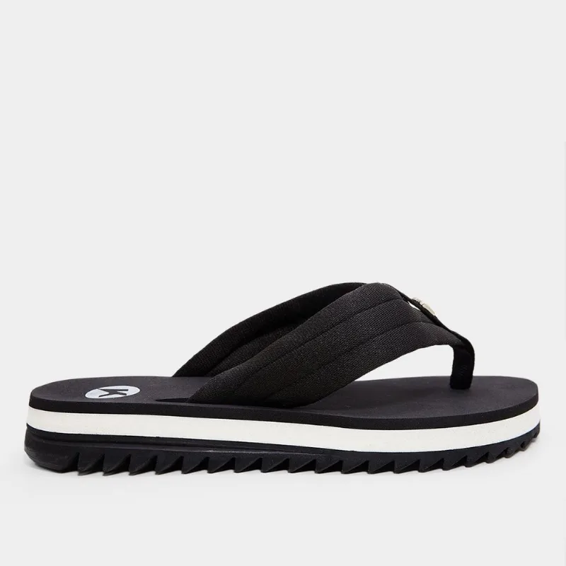 Sandália Kenner Kyra Pro Comfy Feminina - Feminino - Preto+Branco