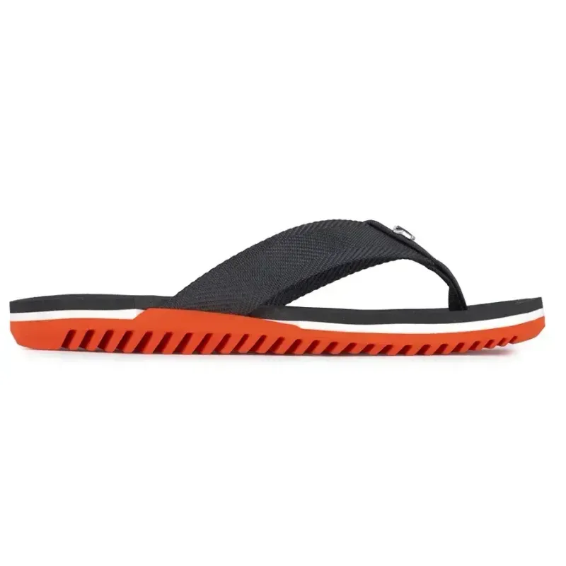 Chinelo Masculino Casual Kenner Nk6 Pro Borracha Laranja 44