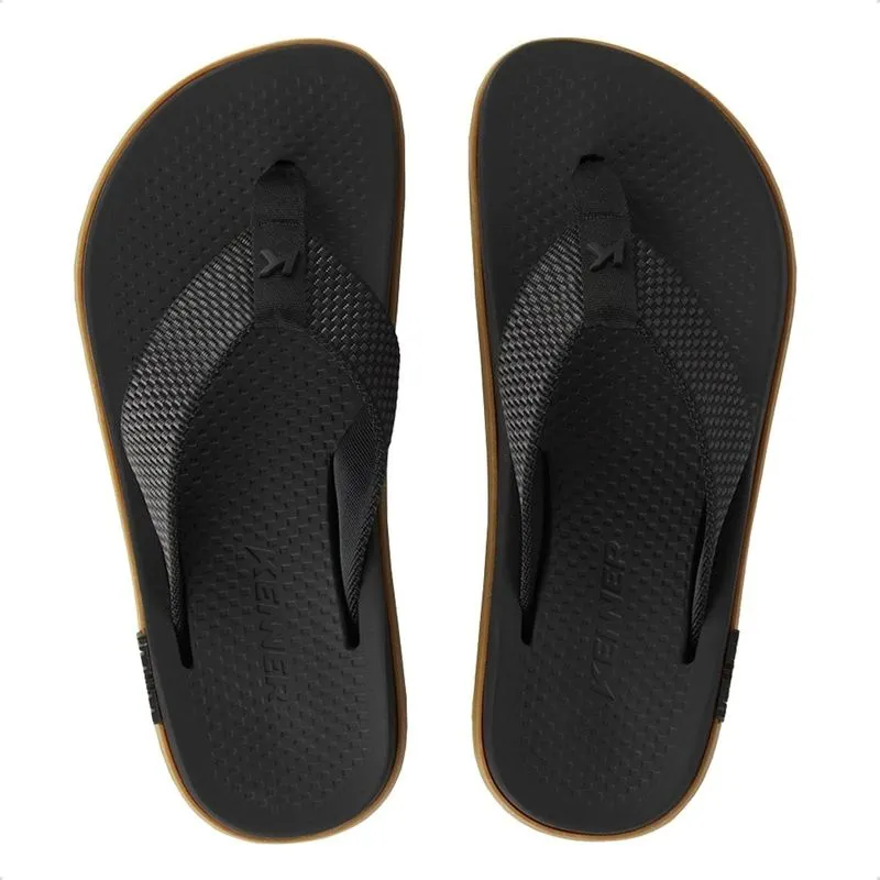 Chinelo Kenner Masculino Kivah Pro Dots 40 / Preto-Marrom