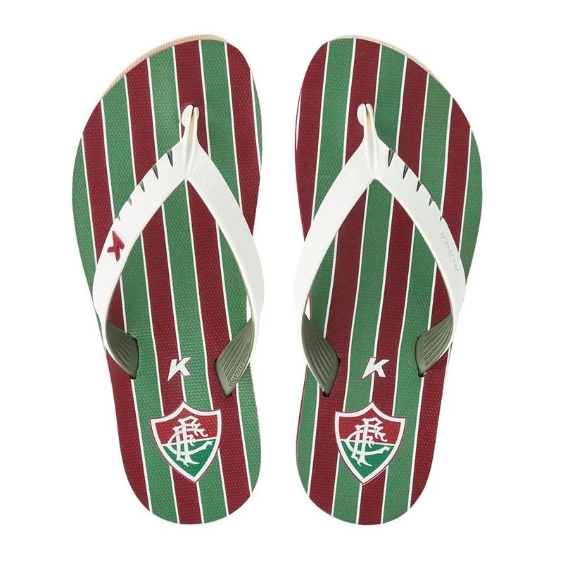 Chinelo Kenner Masculina Red Fluminense 44-45 / Vinho