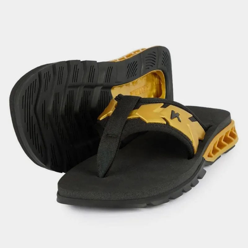 Sandália Kenner Rakka Ultra Full Force Masculina - Unissex - Preto+Amarelo