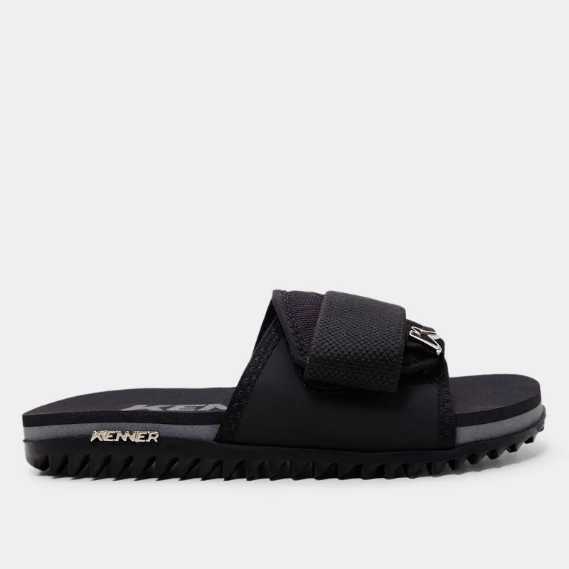 Sandália Kenner Kivah Slide Masculina - Masculino - Preto