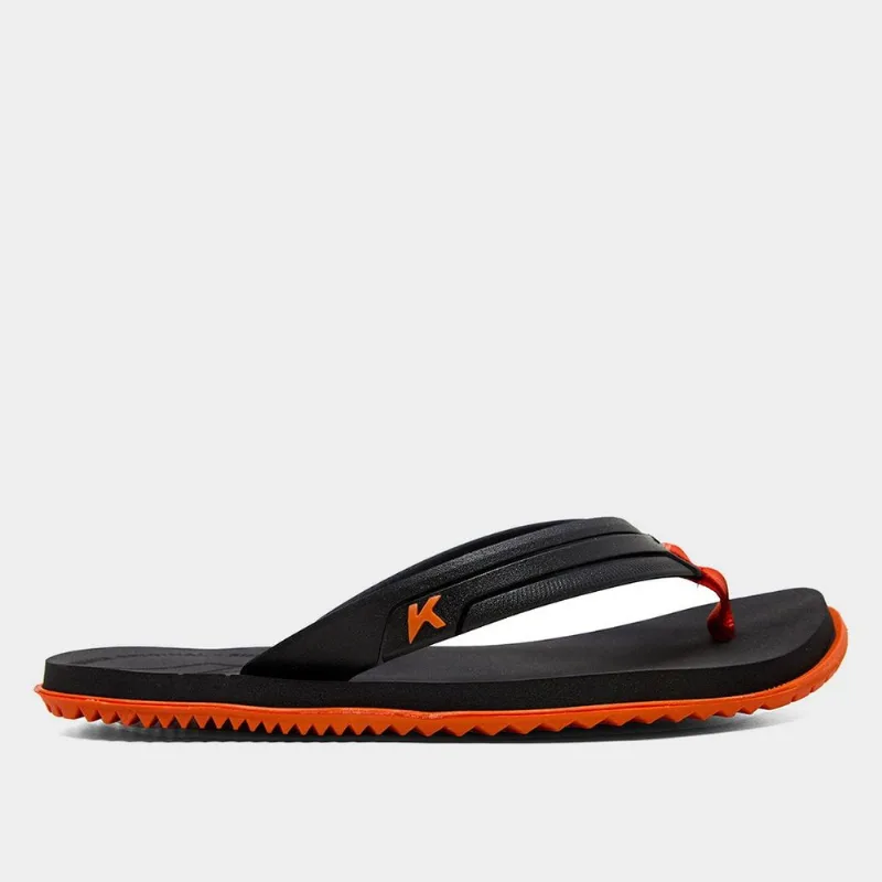Sandália Kenner K1 Masculina - Masculino - Laranja+Preto