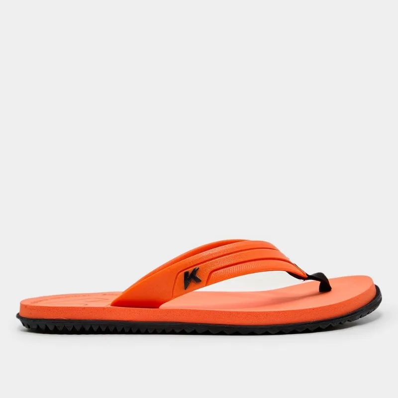 Sandália Kenner K1 Masculina - Masculino - Preto+Laranja
