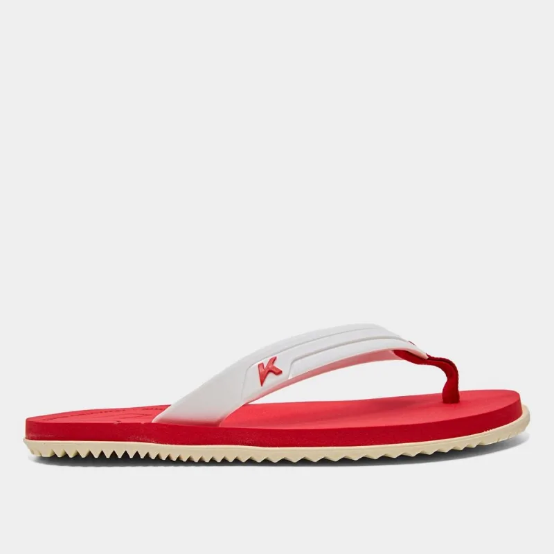 Sandália Kenner K1 Masculina - Masculino - Branco+Vermelho
