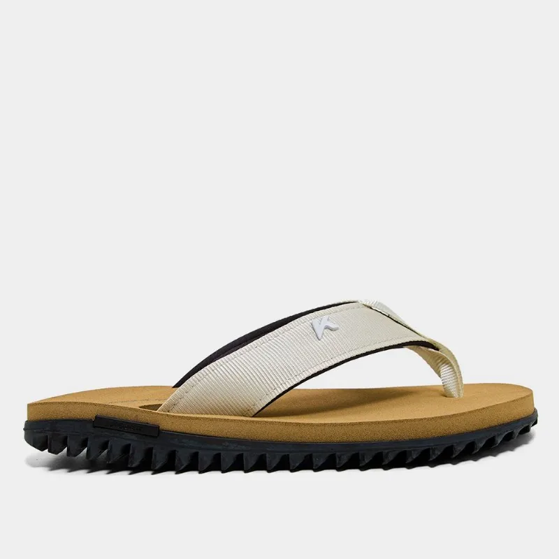 Sandália Kenner Kivah Titanium Masculina - Unissex - Preto+Bege