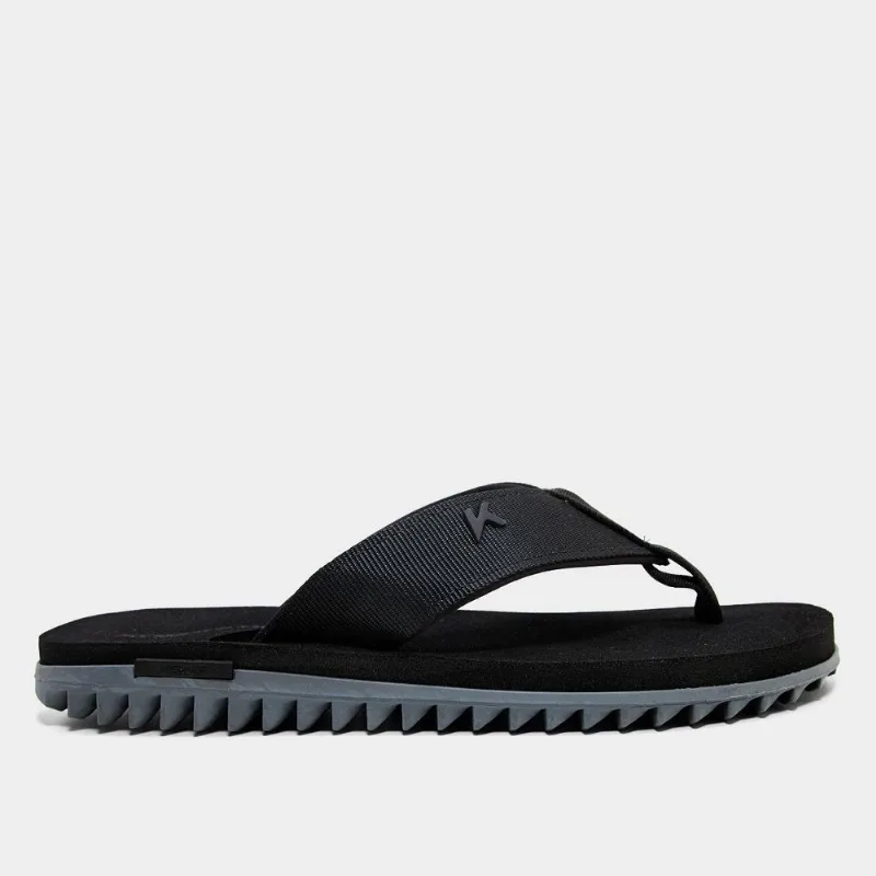 Sandália Kenner Kivah Titanium Masculina - Unissex - Cinza+Preto
