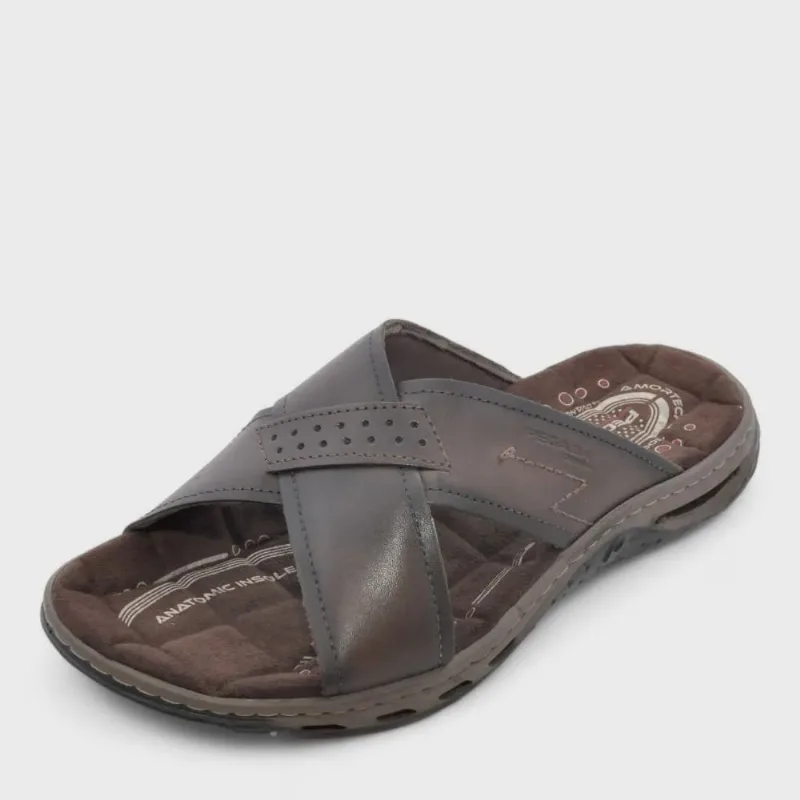 Chinelo Masculino Pegada ref: 131661 couro
