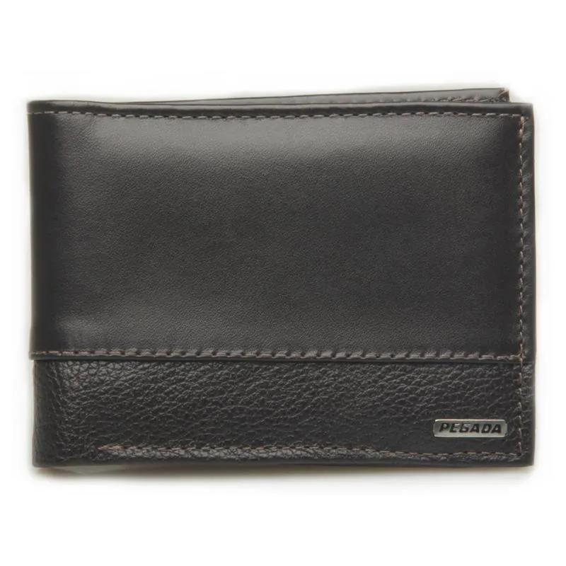 Carteira Pegada Masculina Em Couro Ca 34102 Marrom