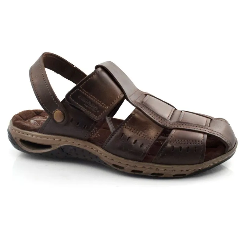 Papete Masculina de Couro Pegada Marrom 131669 40