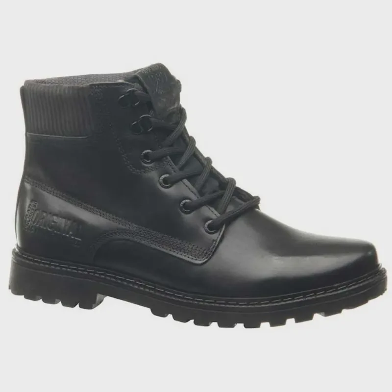 Bota Masculina Jungle Plus Size Couro Preto Pegada 581058-01