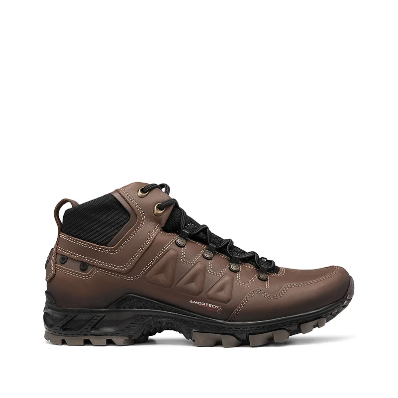 Bota Casual Homem Nobuck Castanho 40