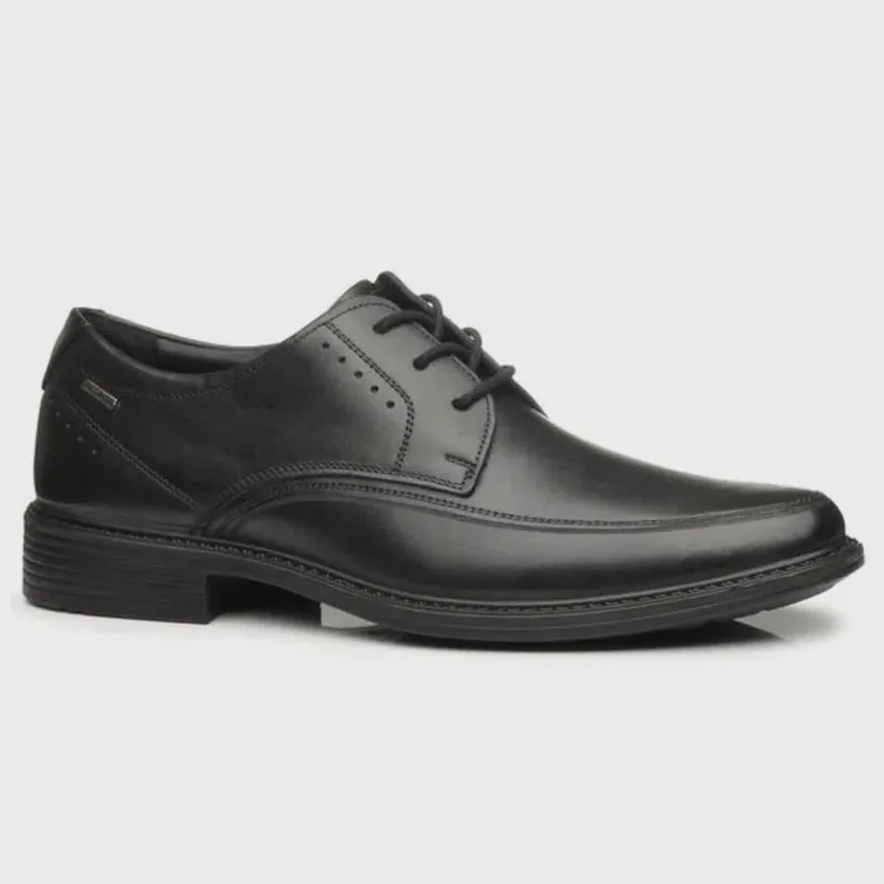 Sapato Social Masculino Couro Preto Pegada 125351-01