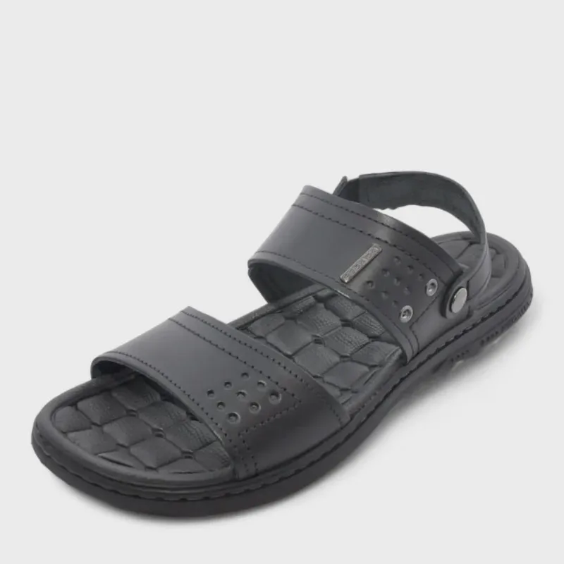 Sandália Masculina Pegada ref: 131225 couro