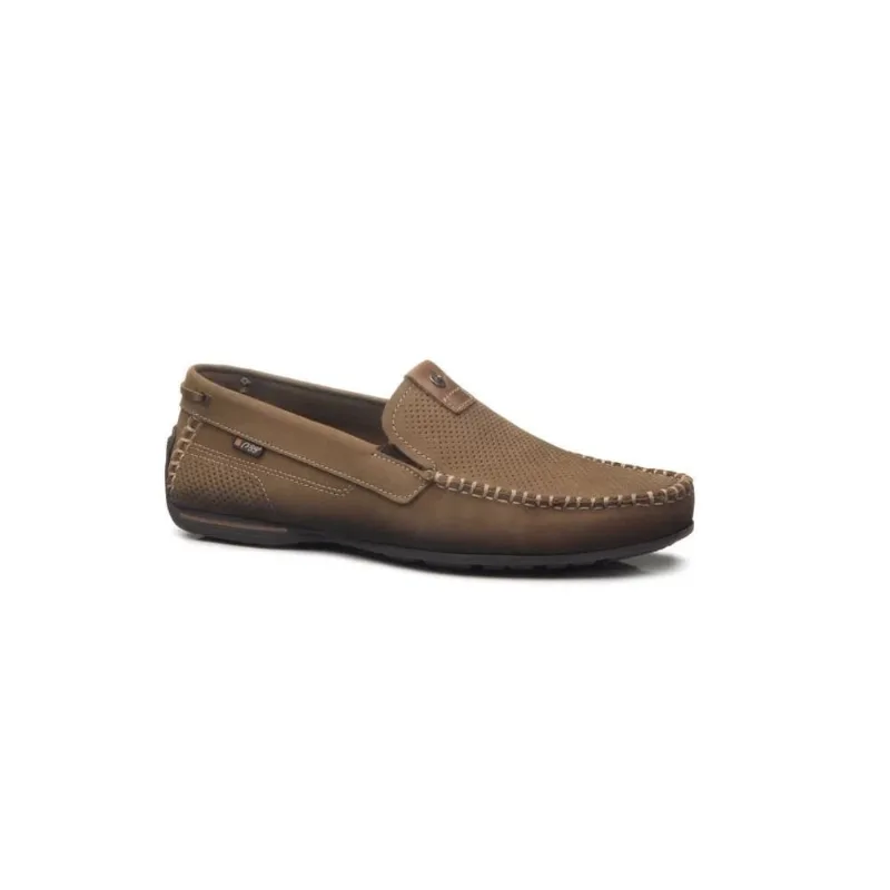 Mocassim Masculino Pegada Couro Parafinado Marrom 140721-15 - Pegada