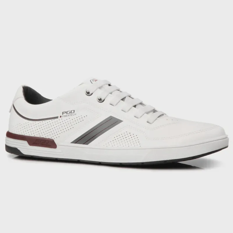 Sapatênis Masculino Microfibra Branco Pegada 171301-02