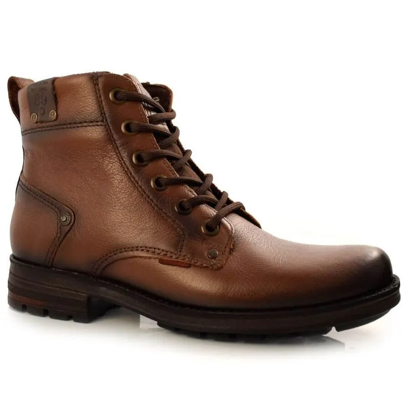 Coturno Masculino de Couro Pegada Marrom 181305 40