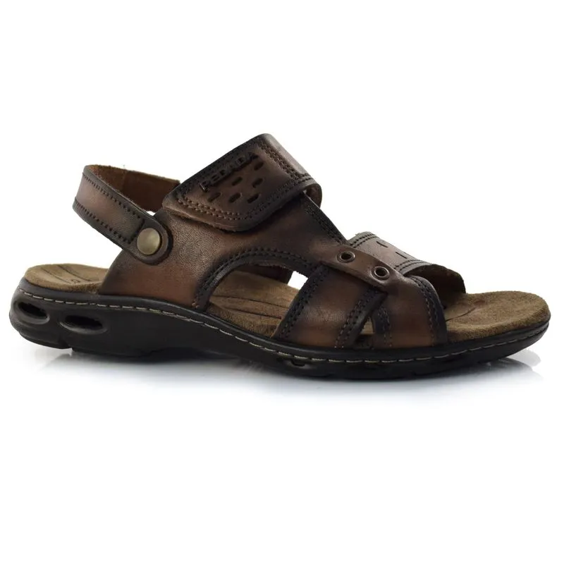 Papete Masculina de Couro Pegada Marrom 130688 37