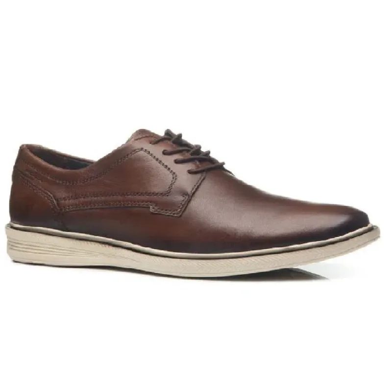 Sapato Masculino Pegada Vibes Couro Marrom Pinhão 126101-04