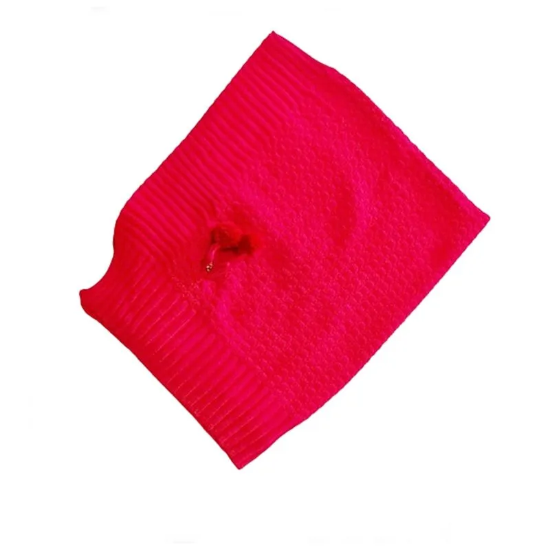 Manta Tricot Vermelha Infanti