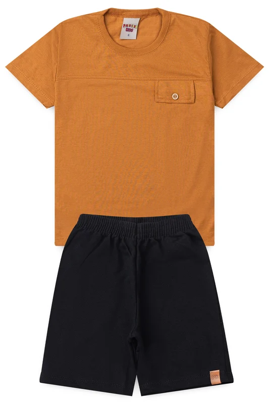 Conjunto de Verão para Menino Casual Caramelo 1