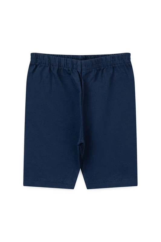 Short Básico Ciclista Infantil para Menina Marinho 1