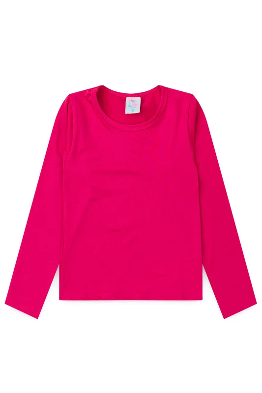 Blusa Proteção UV Infantil para Menina Pink 1