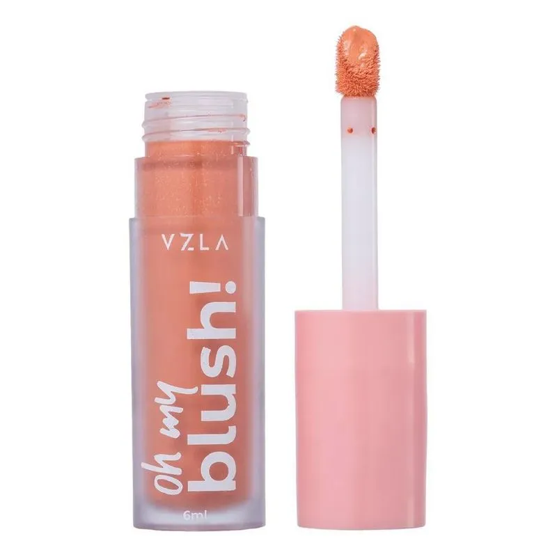 Vizzela Cosméticos Blush Líquido Oh My Blush 6ml Efeito Na