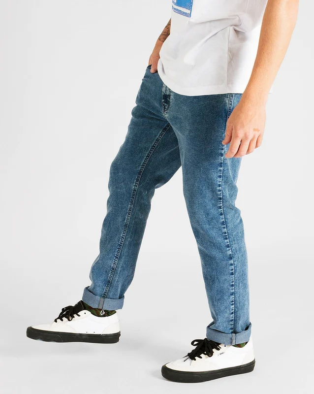 Calça Jeans Volcom Skinny Fit Blue 2x4 Denim 38 / JEANS AZUL
