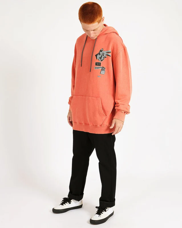 Moletom Volcom Canguru Harcid Vermelho G / Vermelho