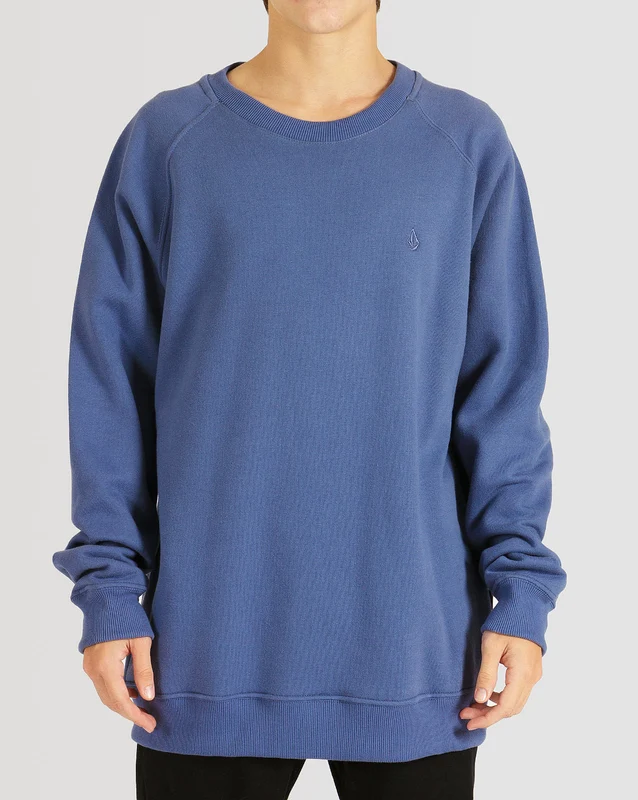 Moletom Volcom Careca Freeleven Azul P / Azul